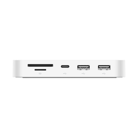 Hub USB-C® multipuerto 6 en 1 con soporte de montaje, Blanco, hi-res